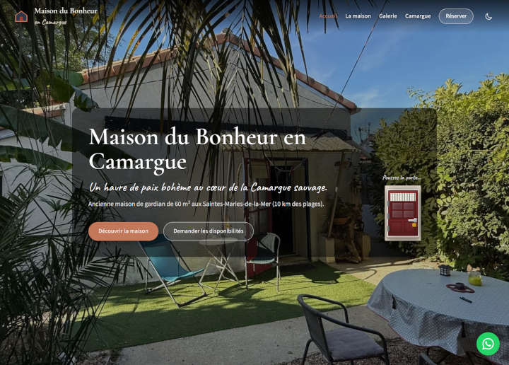 Maison du Bonheur en Camargue